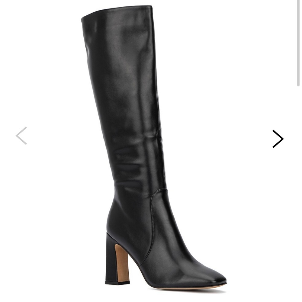 Black Knee High Boots